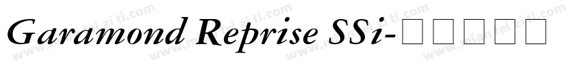 Garamond Reprise SSi字体转换